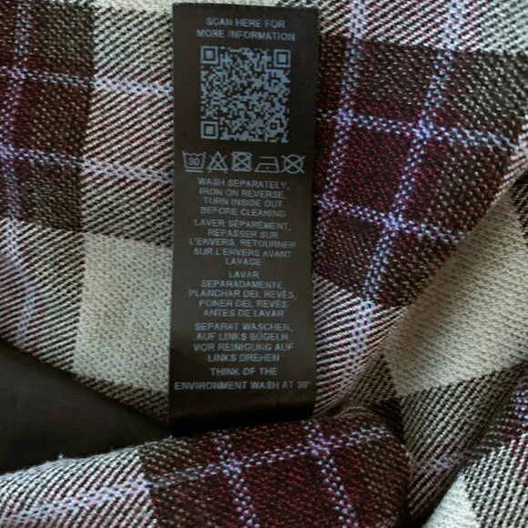 ASOS Plaid Pants Wide Leg Size 6 - Picture 5 of 8